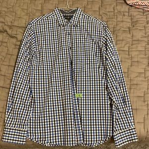 Beverly Hills Polo Club plaid shirt size medium